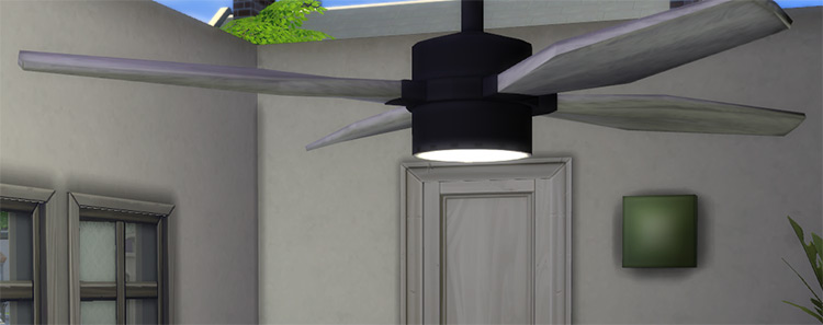 Ceiling Fan with Built-In Lamp for The Sims 4