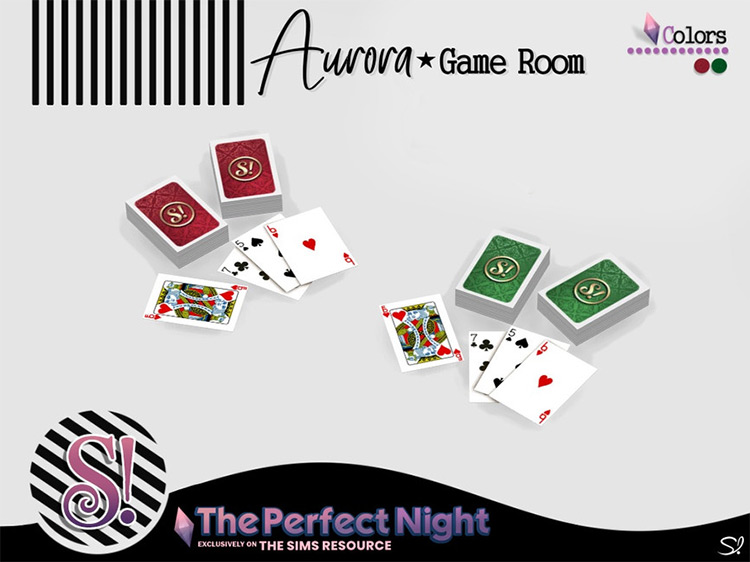 Aurora Cards / Sims 4 CC