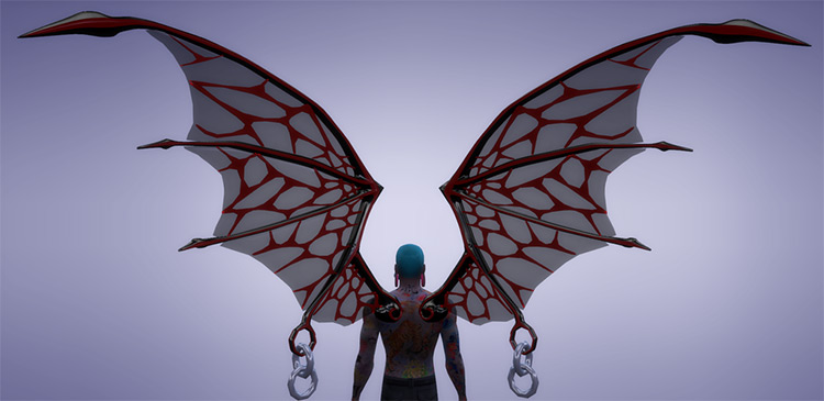 Spooky Wings Pack for The Sims 4