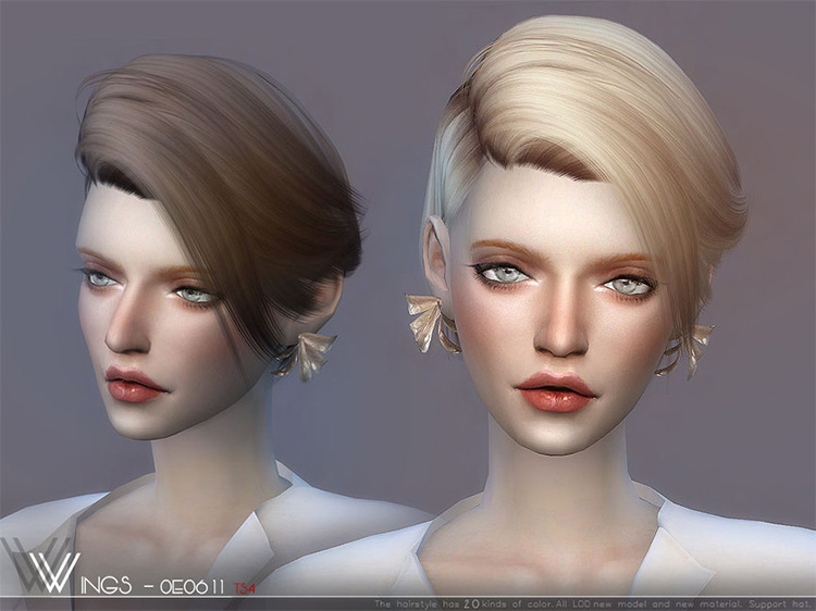 WINGS-OE0912 Pixie Hairdo for The Sims 4