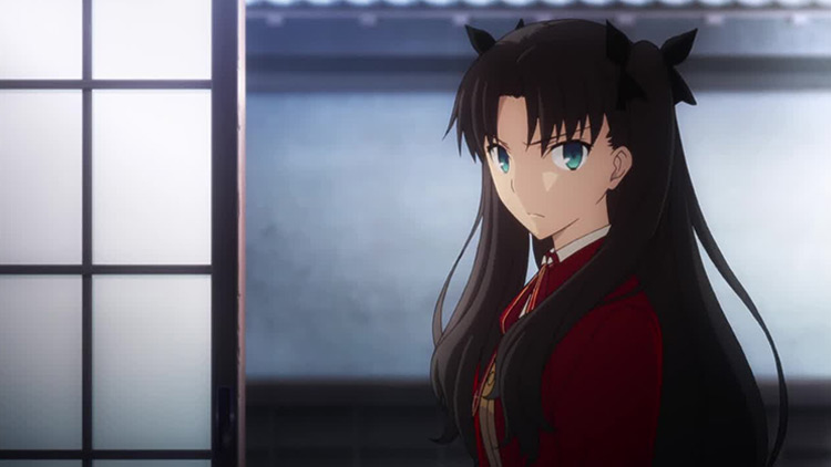 Rin Tohsaka in Fate/stay night: Unlimited Blade Works anime