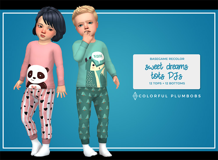 Sweet Dreams Tots Pajamas / TS4 CC