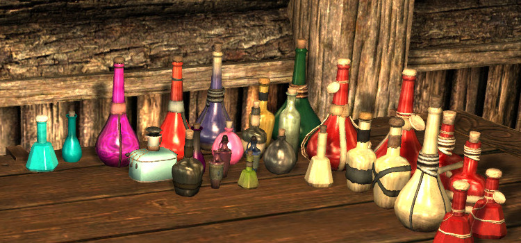 Modded alchemy recipes and potions