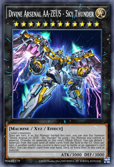Divine Arsenal AA-Zeus – Sky Thunder Yu-Gi-Oh Card