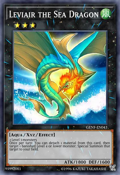Leviair the Sea Dragon Yu-Gi-Oh Card