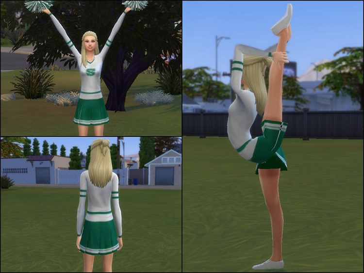 Cheerleading Uniform by Cheer4Sims / Sims 4 CC