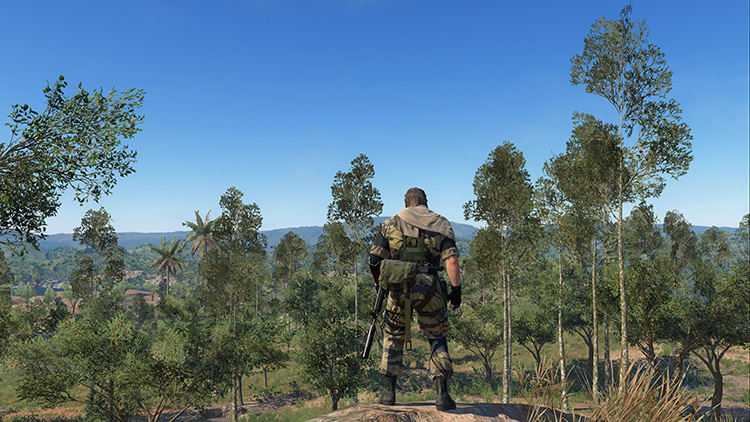 No reshade MGS V gameplay screenshot