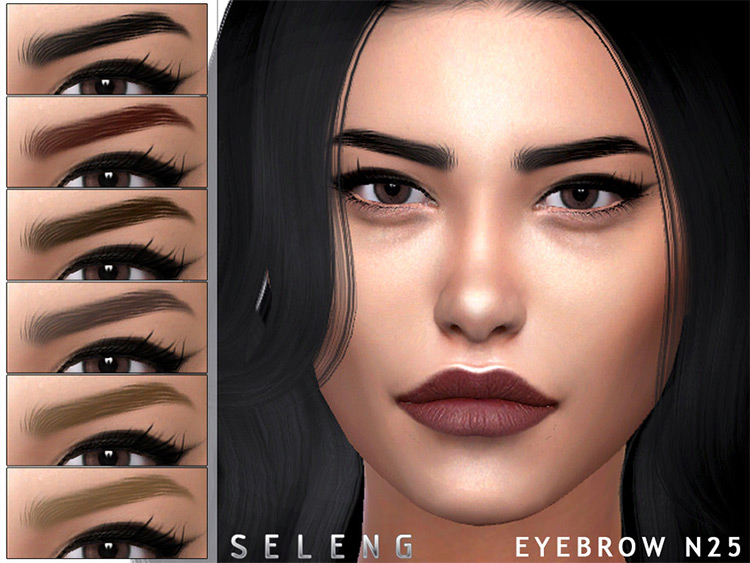 Eyebrows N25 Pack - Sims 4 CC