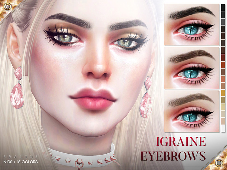 Igraine Eyebrows for The Sims 4