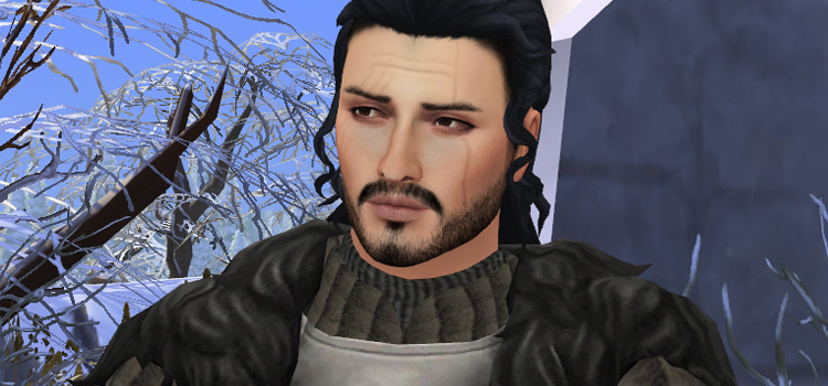 Jon Snow character in The Sims 4