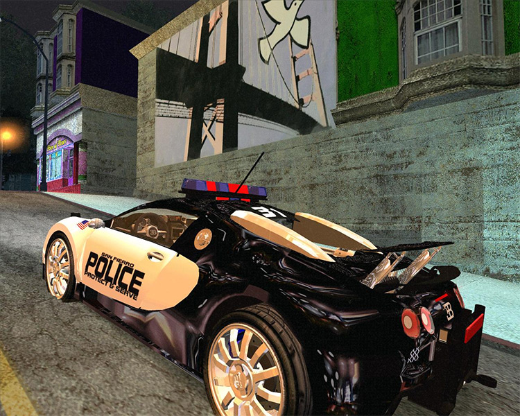 Bugatti Veyron for the SFPD - San Andreas