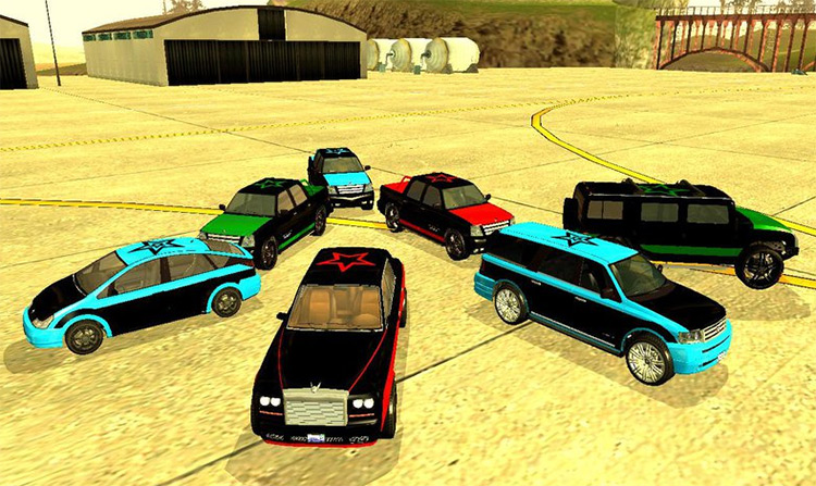 Saints Row 3 Gang Vehicles Mod