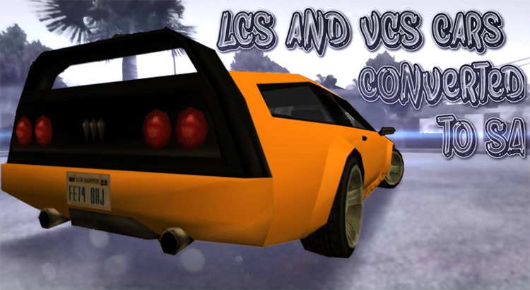 GTA LCS & VCS Cars Modpack