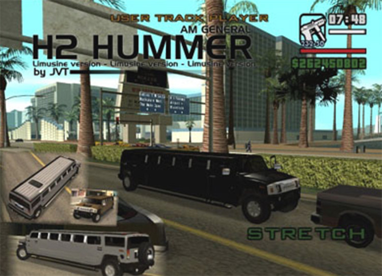H2 Hummer Limo Mod for San Andreas