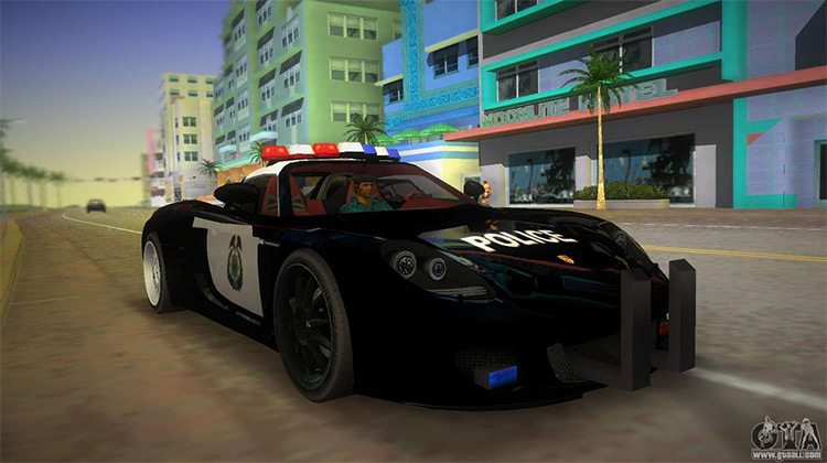 Porsche Carrera GT Police - Vice City Mod