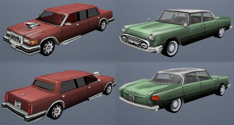 Vice City Beta Collection Cars Mod
