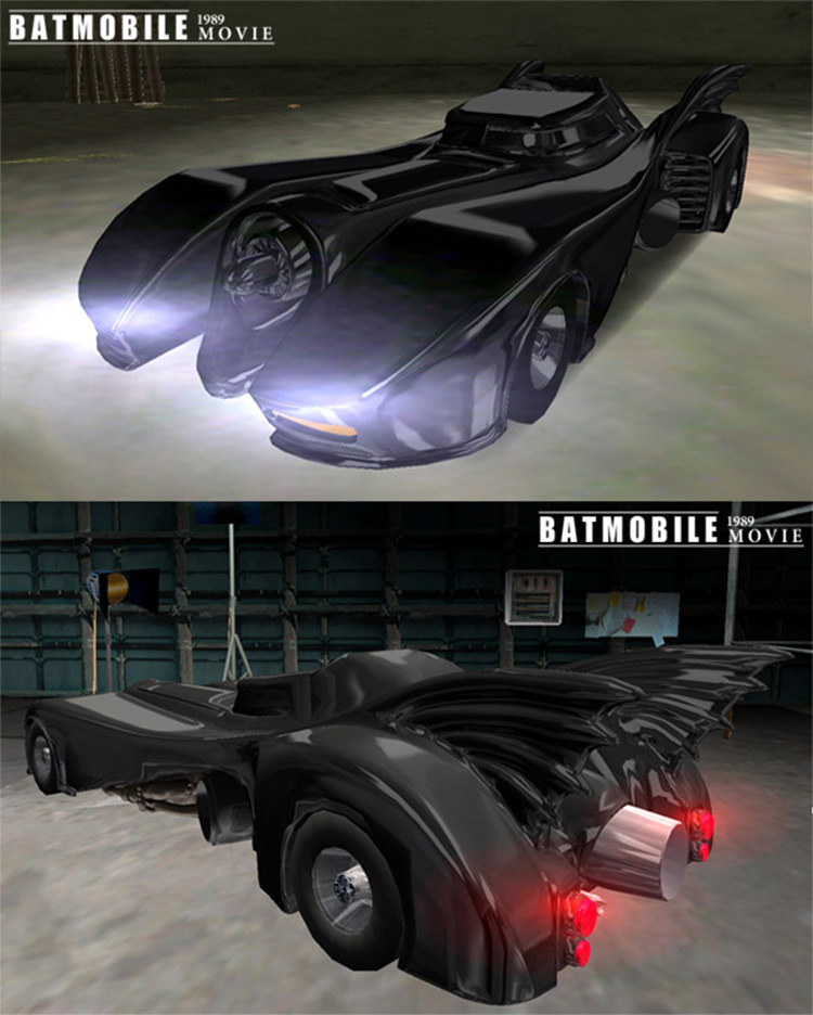 Batmobile in GTA Vice City