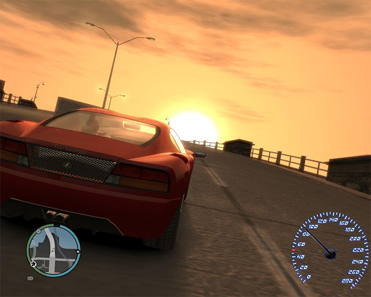 Sunset Screenshot - Realistic Driving and Flying in GTA4