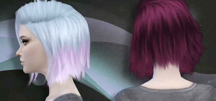 Short hair colors with two-tone styles for girls - TS4
