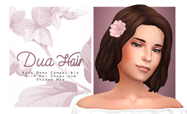 Dua Hair with Flower CC