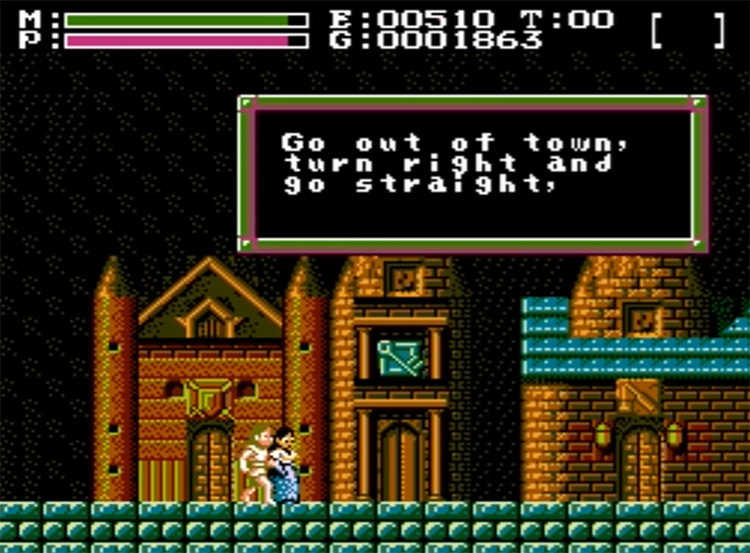 Faxanadu gameplay screenshot