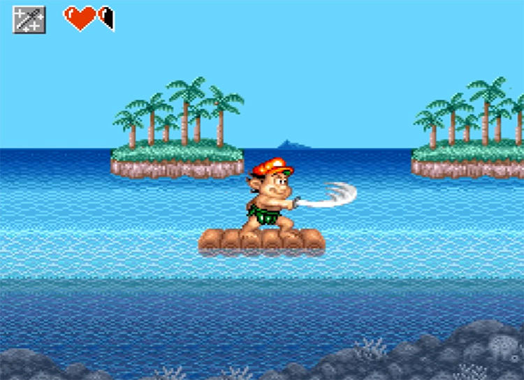 Adventure Island II gameplay screenshot