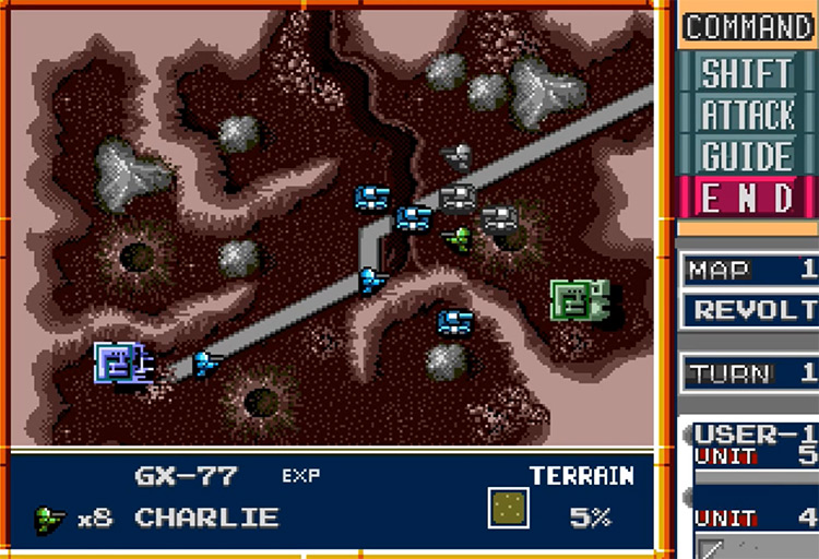Military Madness gameplay screenshot
