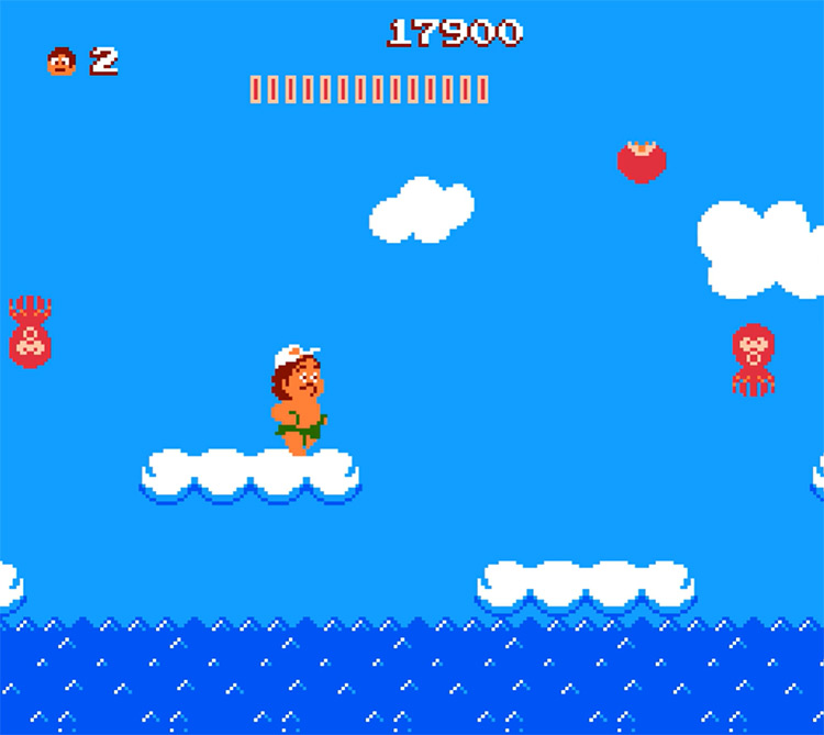 Adventure Island 1987 gameplay screenshot