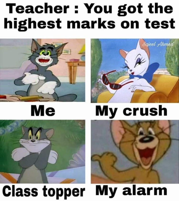 Highest marks on test meme