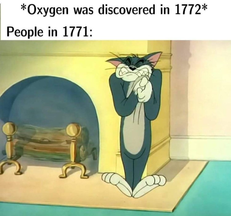 People discovered oxygen Tom meme
