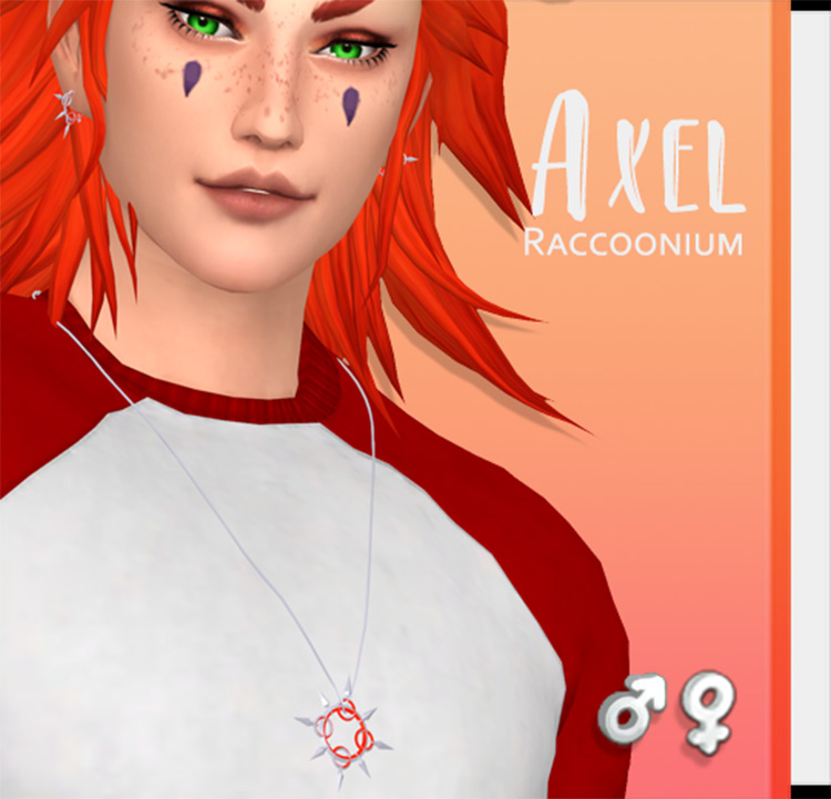 Axel attire in The Sims 4