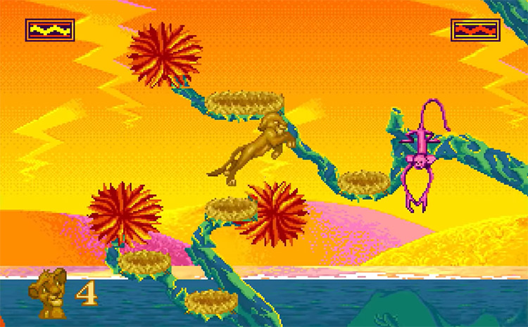 The Lion King game screenshot