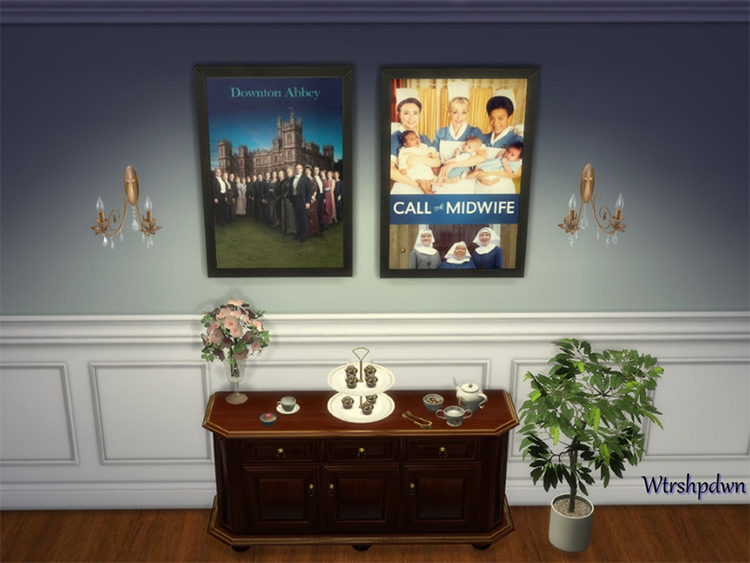 British TV Show Posters for Sims 4