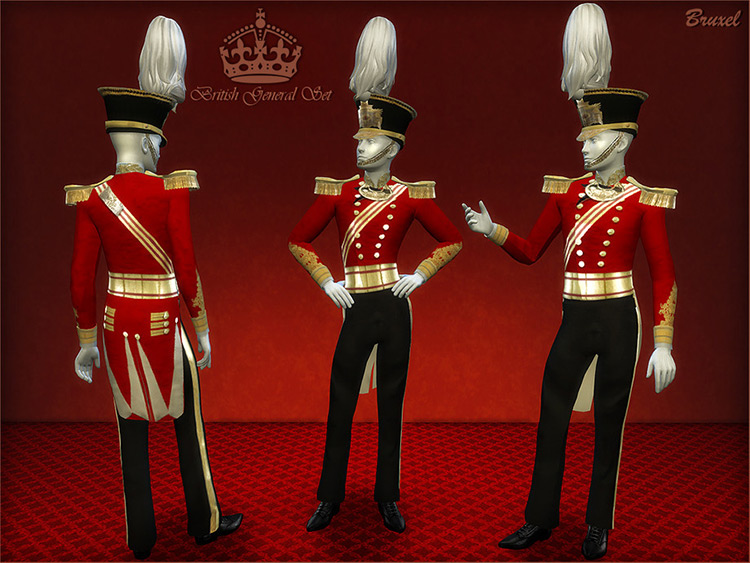 British General CC Set for The Sims 4