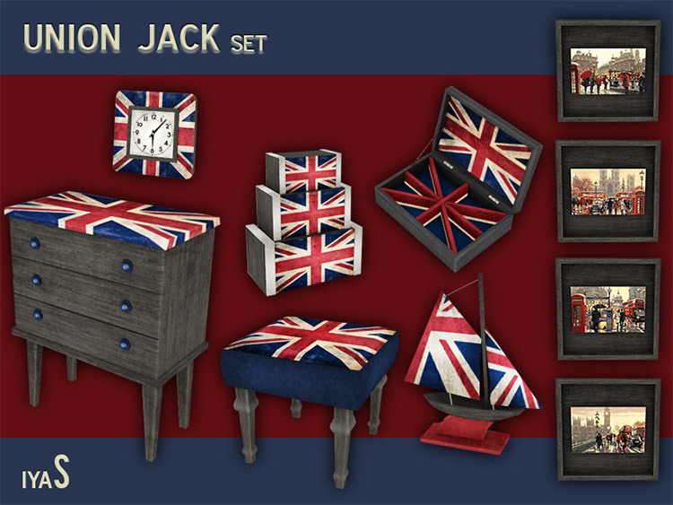 Union Jack Set for your Living Room