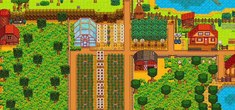 Lakeside Farm Map for Stardew Valley