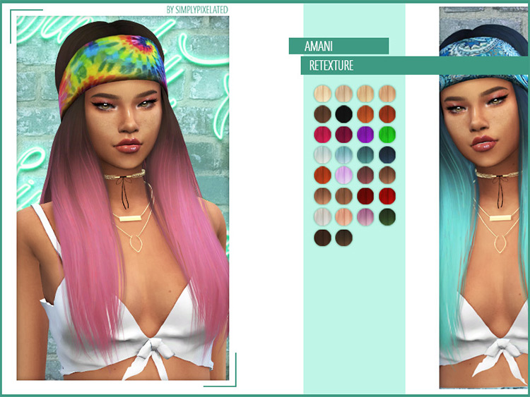 Amani Retextured Mod for Sims 4