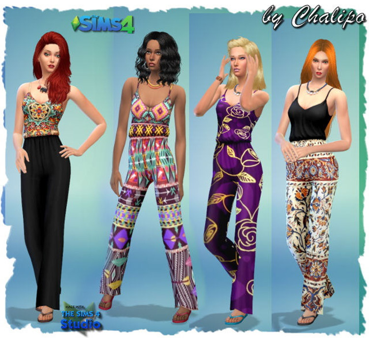 Outfits and Shorts CC for Sims 4