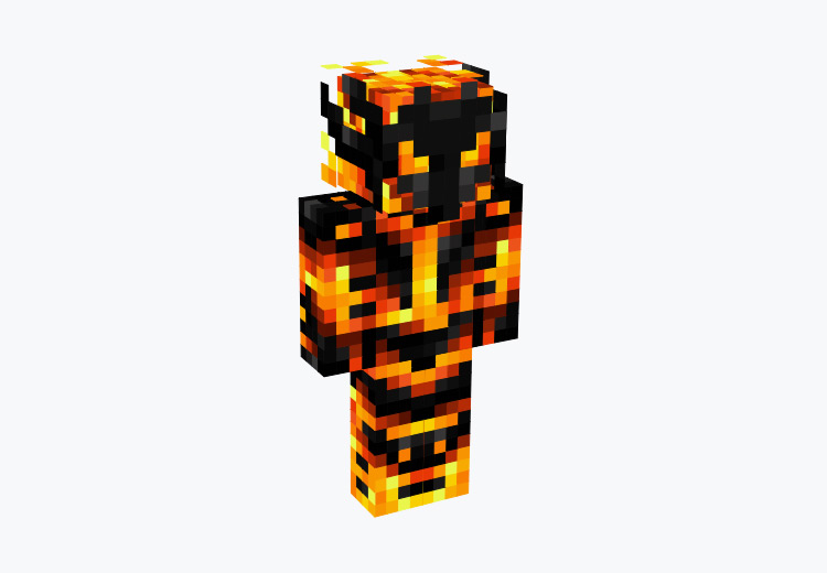 Fire Nether Guardian Skin / Minecraft Skin