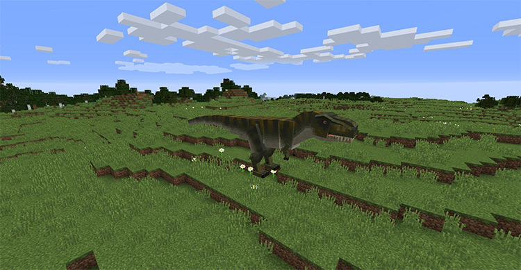 Jurassicraft Minecraft mod screenshot