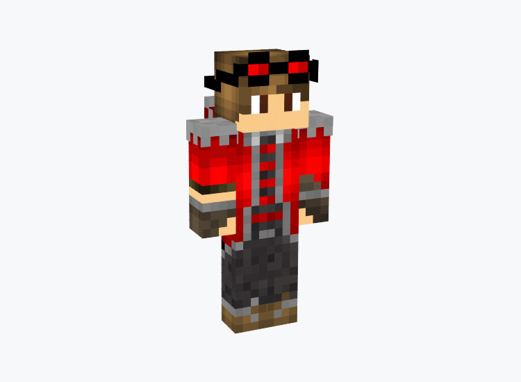 Redstone Steampunk Character / Minecraft Skin