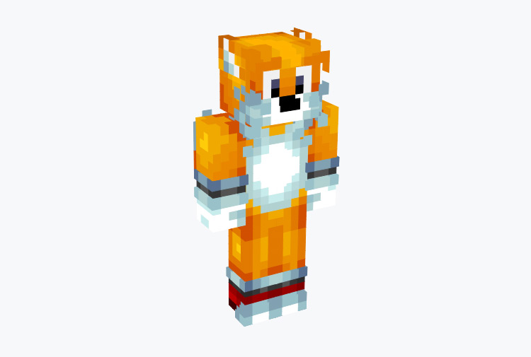 Tails from Sonic Minecraft Skin