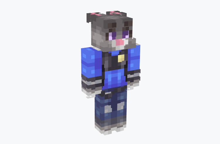 Realistic Juddy from Zootopia / Minecraft Skin