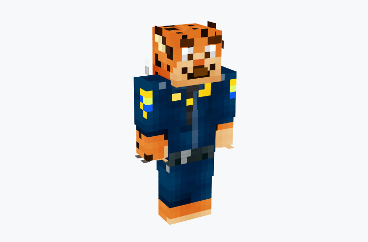 Officer Clawhouser from Zootopia / Minecraft Skin