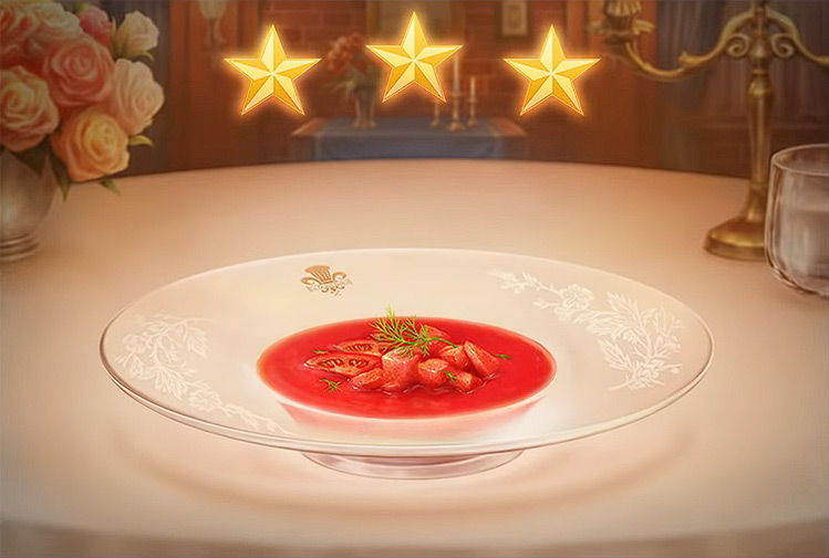 Kingdom Hearts 3 Cold Tomato Soup Dish