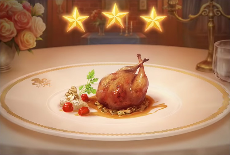 Kingdom Hearts 3 Stuffed Quail Dish