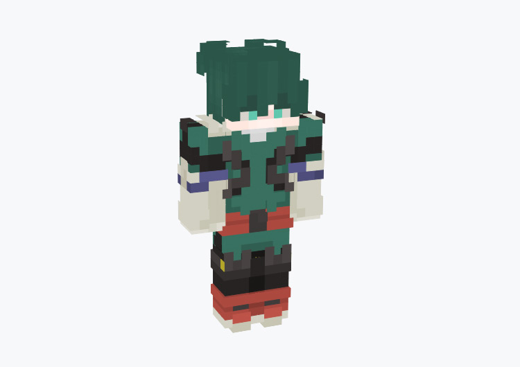 Izuku Midoriya (Deku) from BNHA / Minecraft Skin
