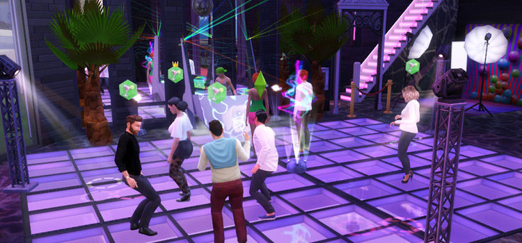 Custom Natasha Nightclub Lot (Interior) for The Sims 4