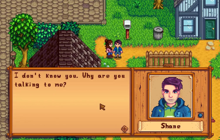 Shane in Stardew Valley Screenshot