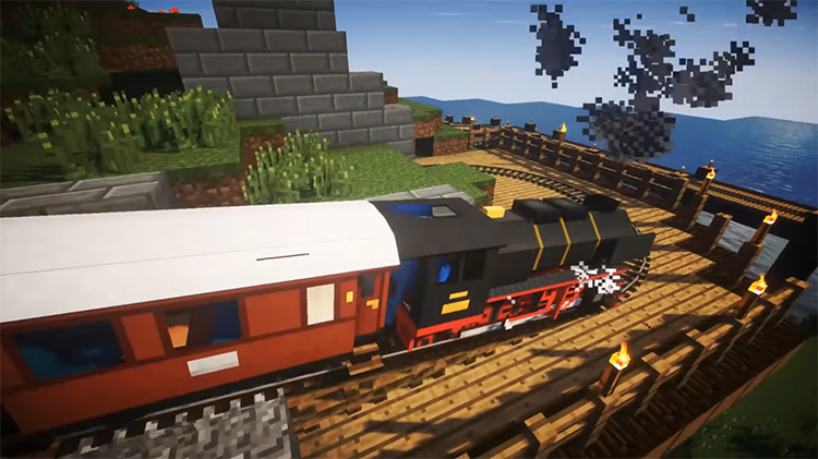 Traincraft Minecraft mod screenshot
